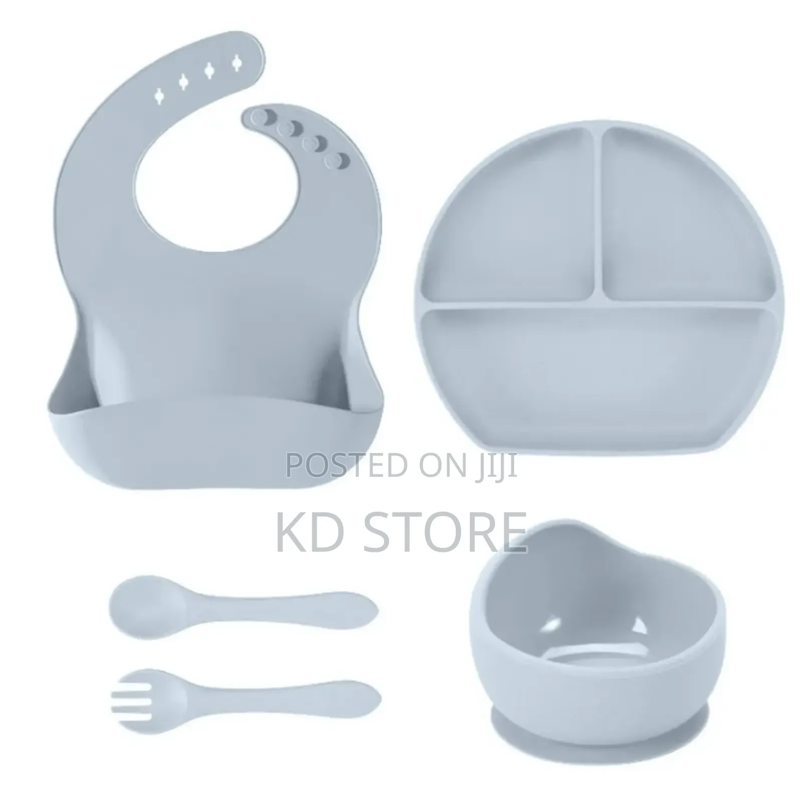 4 Pieces Silicone Meal Set