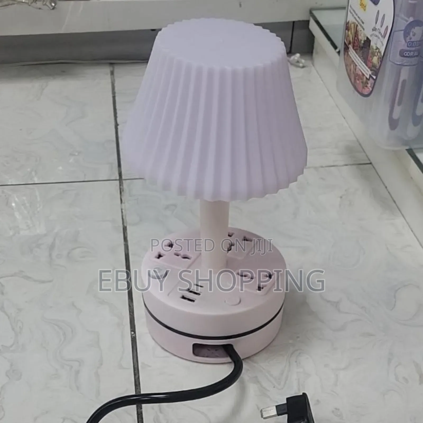 Stylish Led Desk Lamp With Built-in Power Socket Usb Port