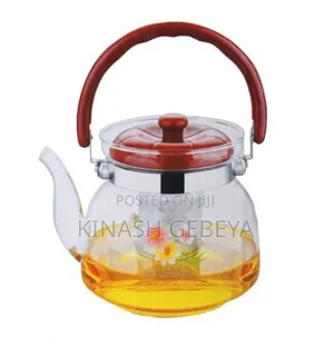 1.1litre Glass Tea Pot(መስታወት የሻይ ማፊያ)