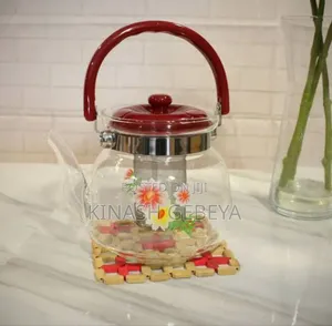 1.1litre Glass Tea Pot(መስታወት የሻይ ማፊያ)