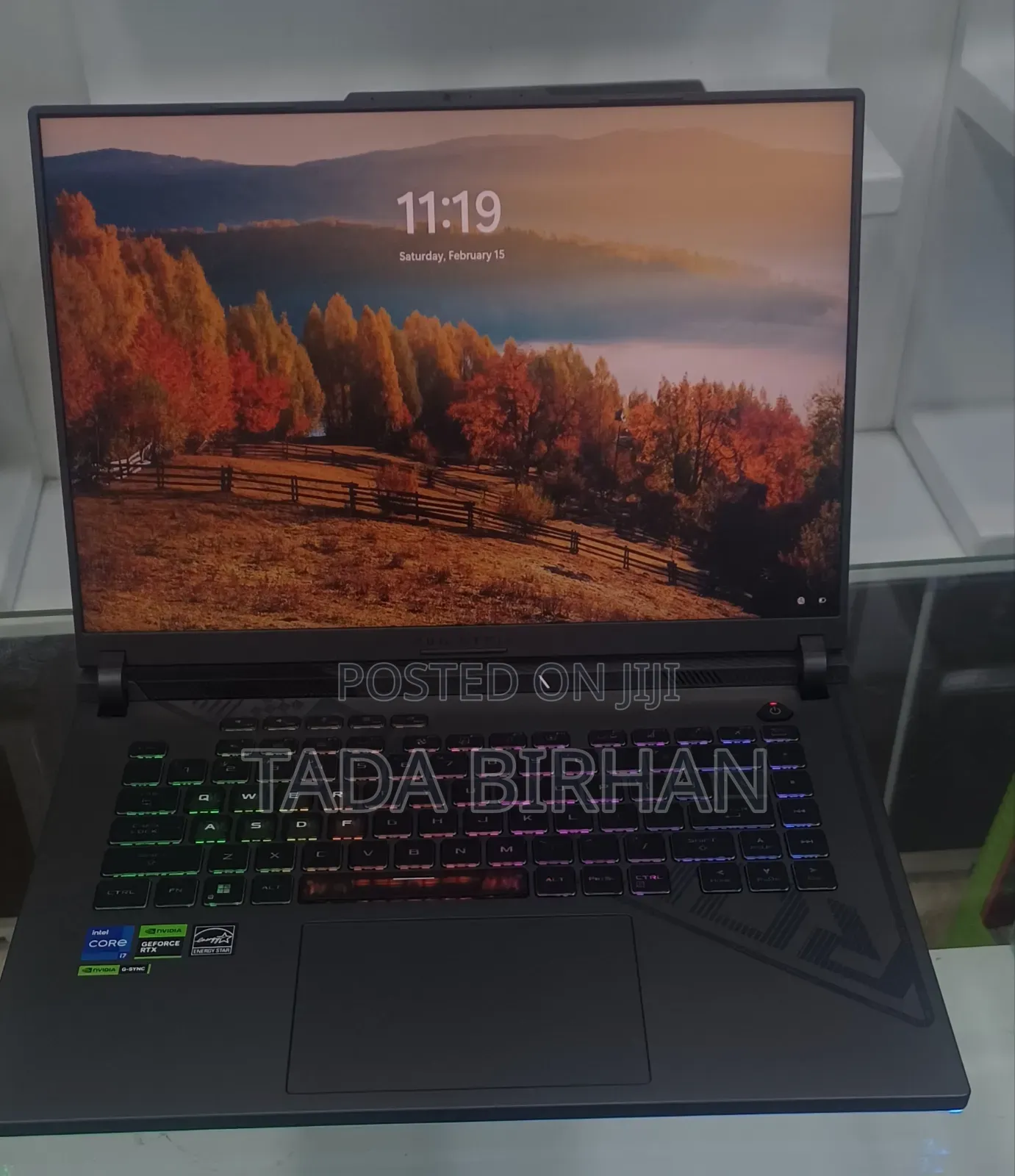 New Laptop Asus ROG Strix G15 16GB Intel Core I7 SSD 1T