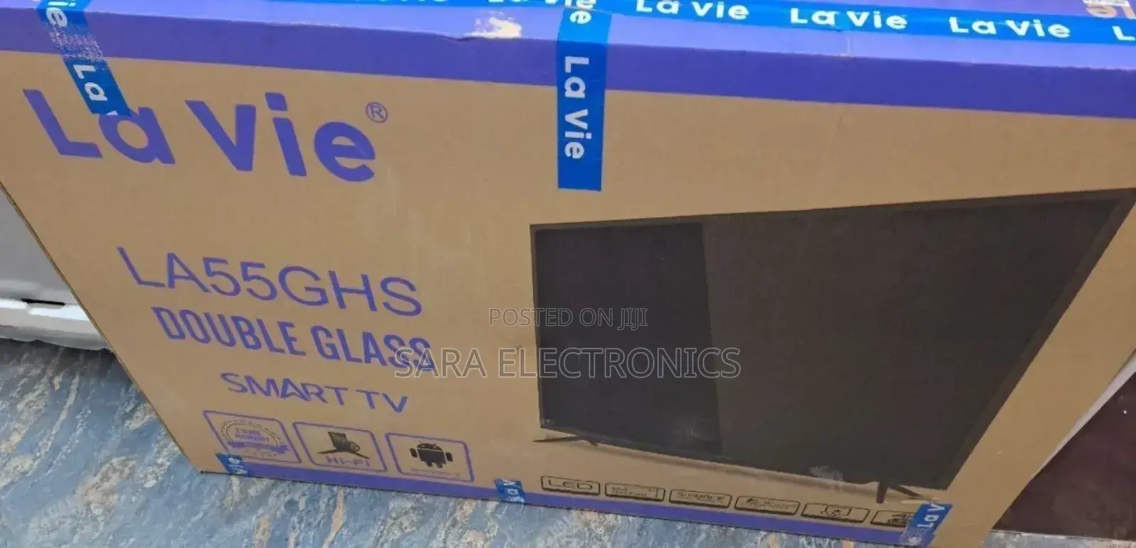 LA Vie 55" Smart TV - Android 12.0, 2gb RAM