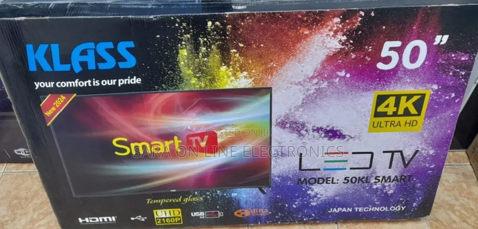 KLASS 50" Smart TV - Android 12.0, 2GB RAM