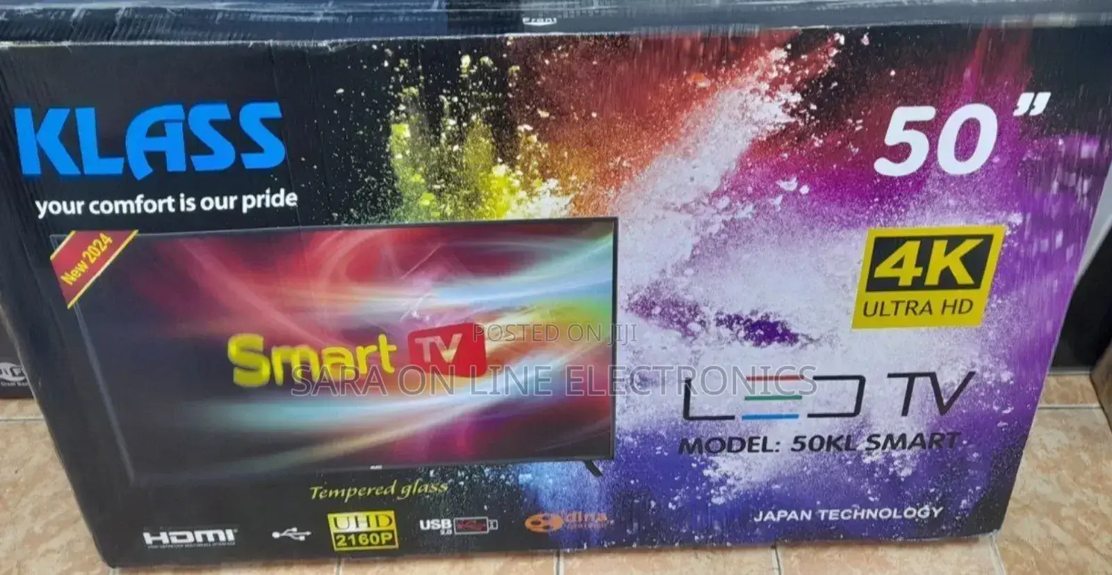 KLASS 50" Smart TV - Android 12.0, 2GB RAM