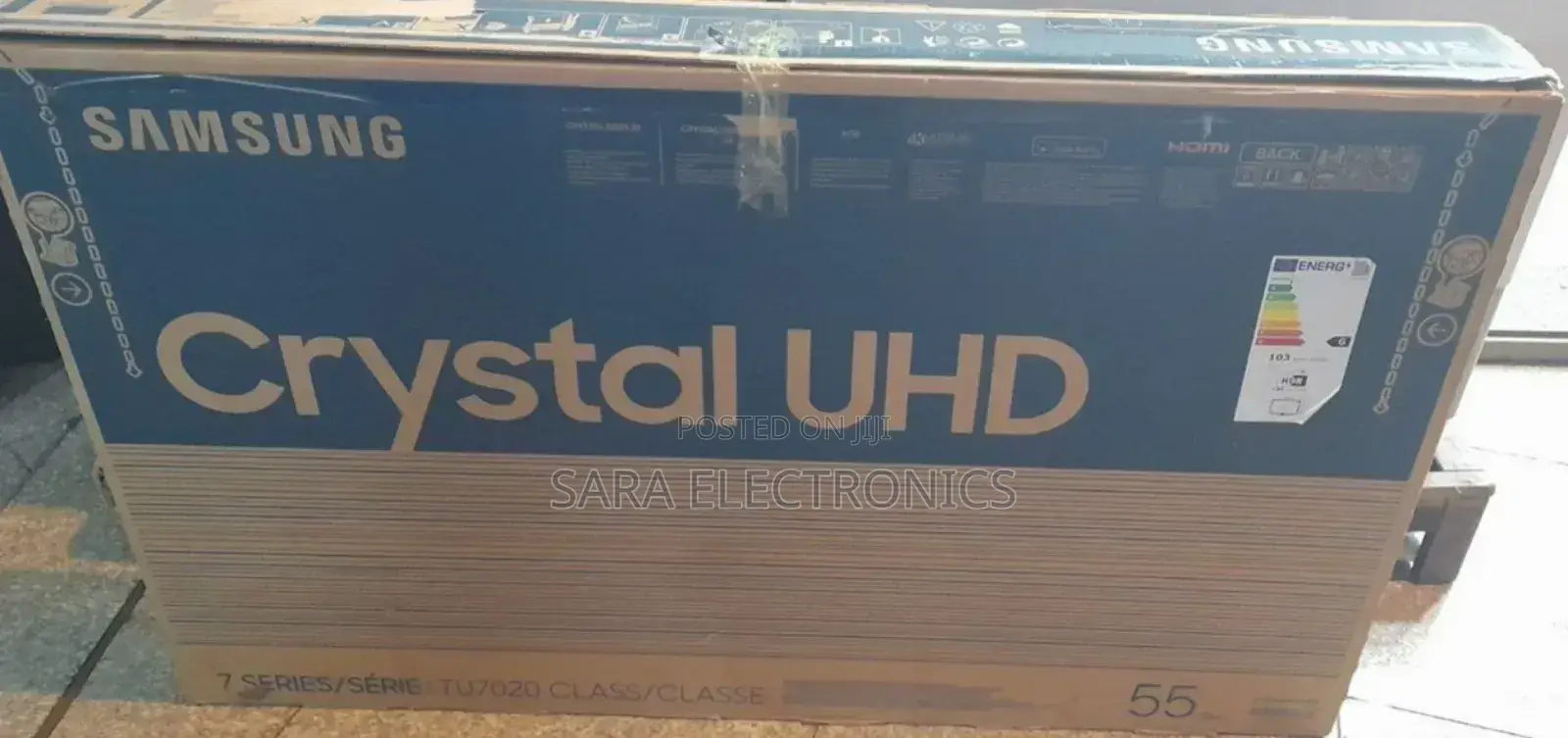Samsung Crystal UHD 55" Smart TV - Android 12.0, 2GB RAM