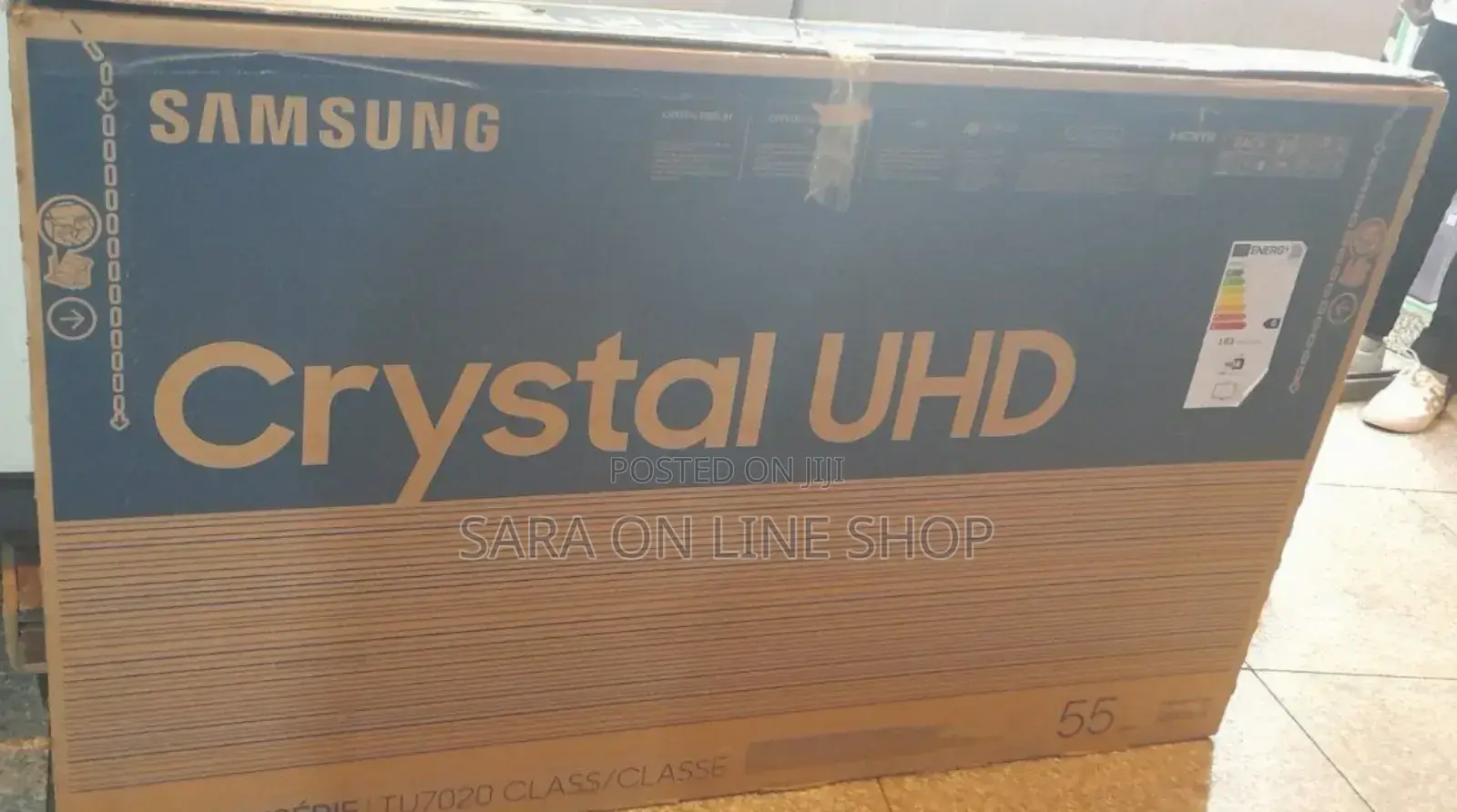 Samsung Crystal UHD 55" Smart TV - Android 12.0, 2GB RAM