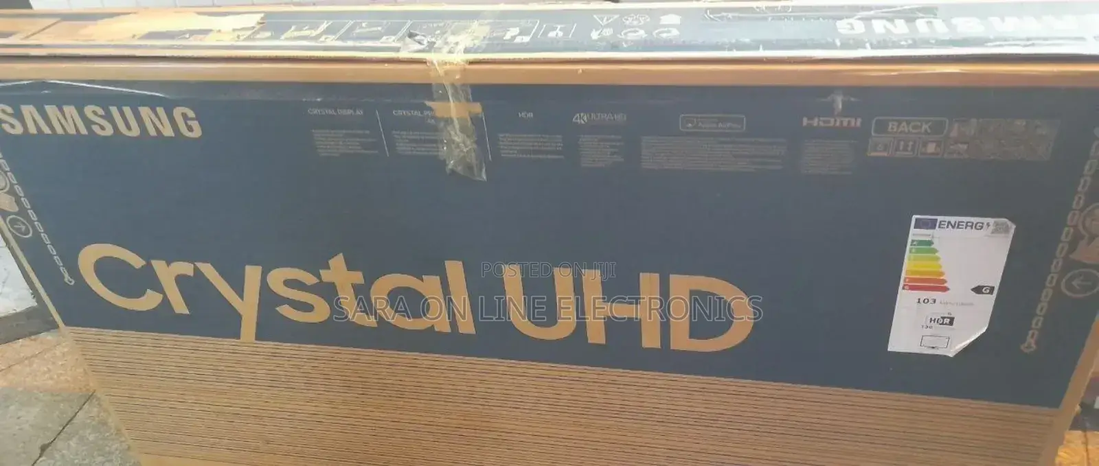 Samsung Crystal UHD 55" Smart TV - Android 12.0, 2GB RAM