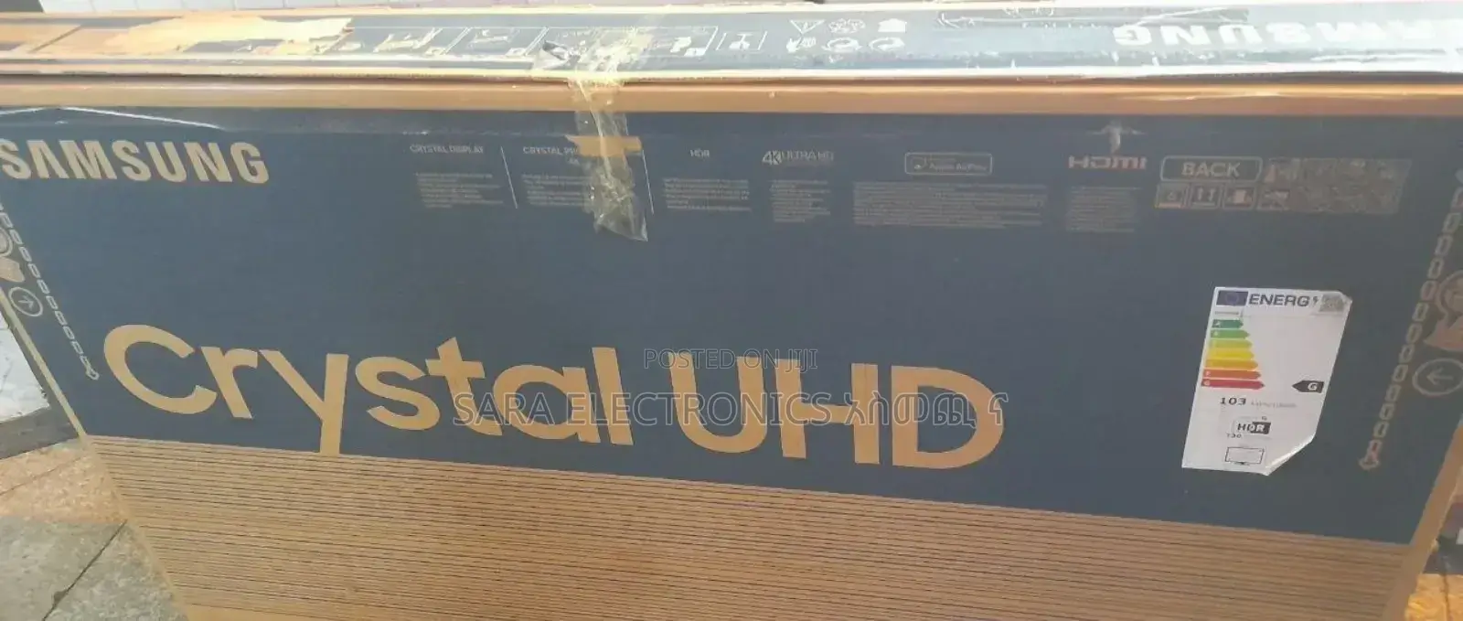 Samsung Crystal UHD 55" Smart TV - Android 12.0, 2GB RAM