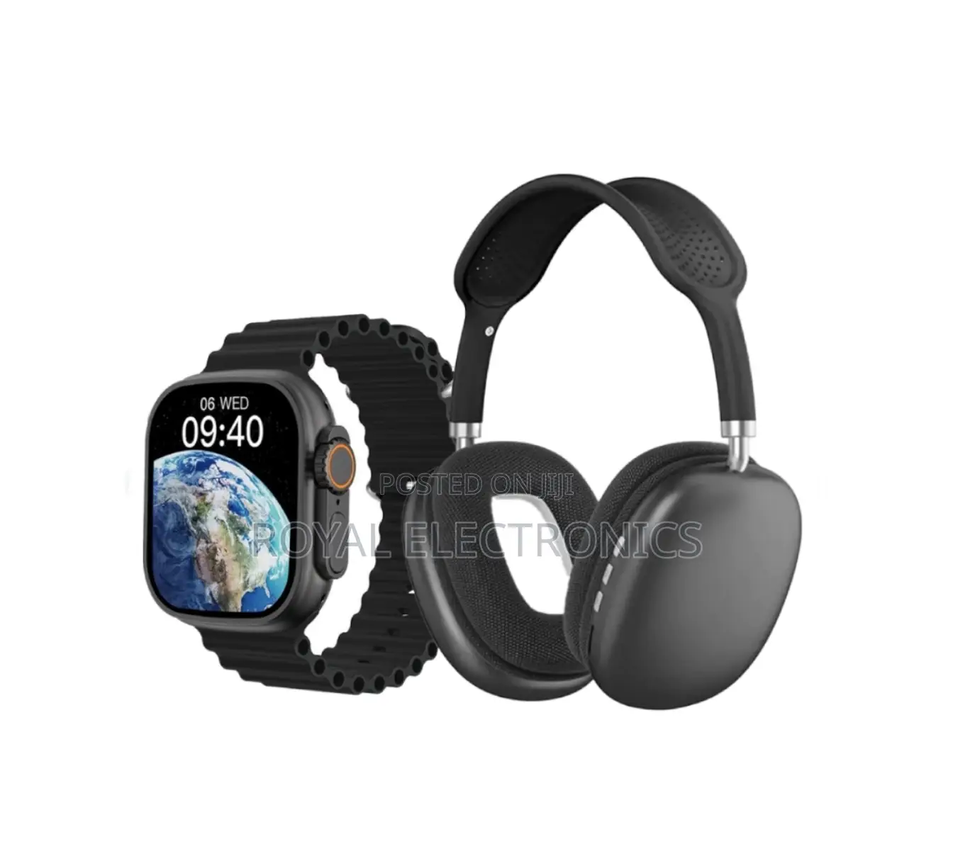 Ultra-3 Smart Watch 2.2 Inch Hd With Headset and 4 Straps