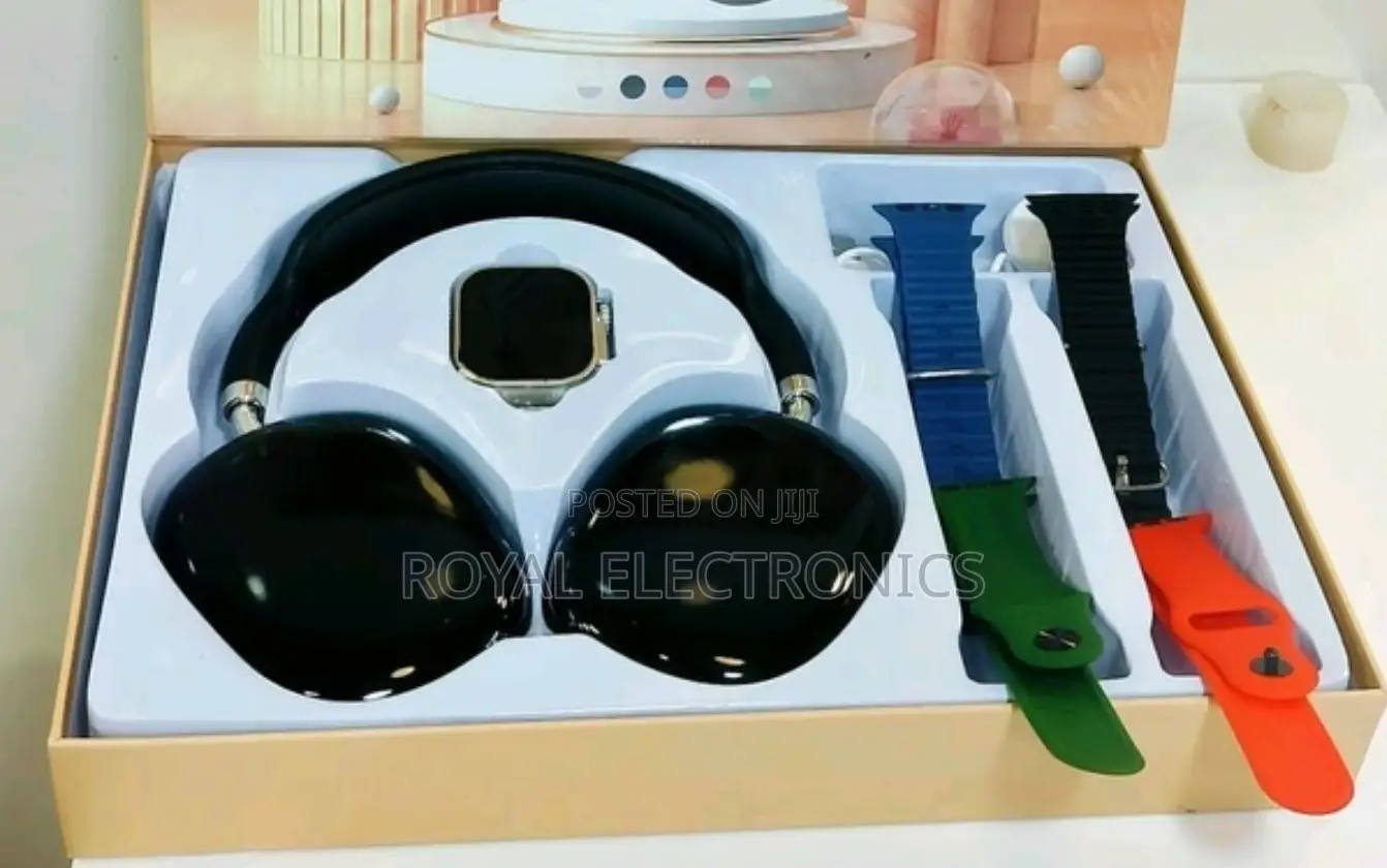 Ultra-3 Smart Watch 2.2 Inch Hd With Headset and 4 Straps