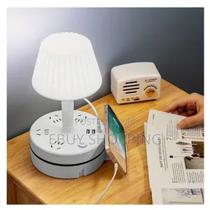 Photo - **Smart Table Lamp – Charge, Illuminate Organize