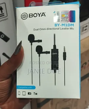 Boya Dual Wired Microphone