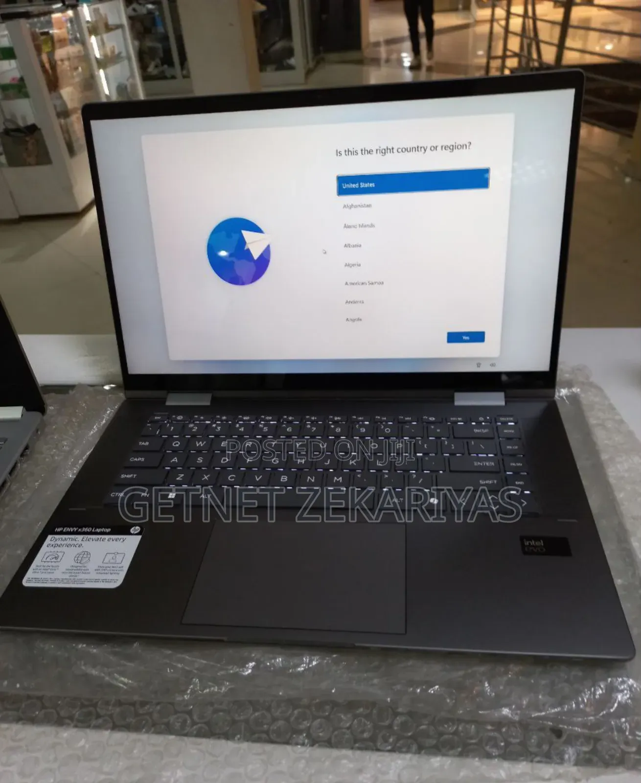New Laptop HP Envy X360 32GB Intel Core I7 SSD 1T