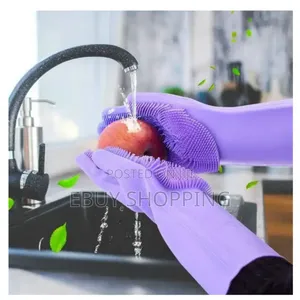 Photo - Adjustable Straps or Ergonomic Shaping; Dish Washing Glove