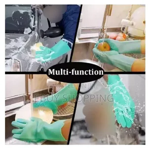 Adjustable Straps or Ergonomic Shaping; Dish Washing Glove