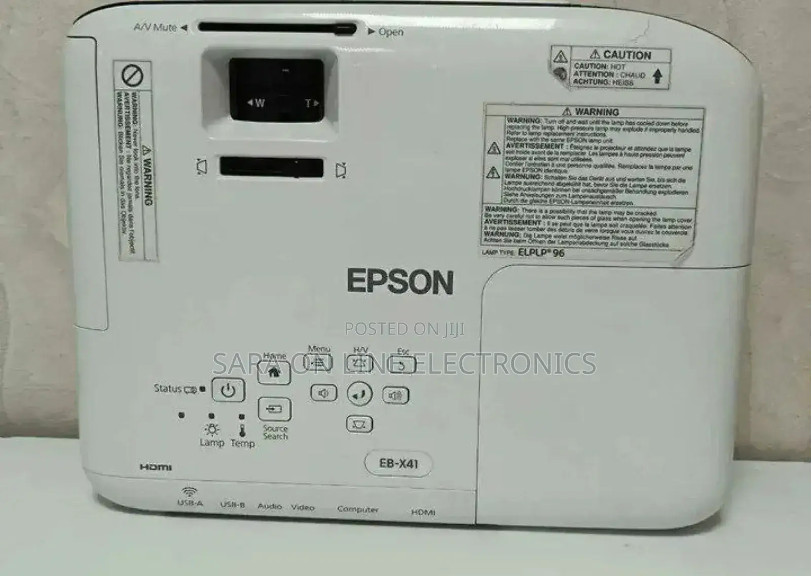 Epson EB-X41 Projector – 3600 Lumens, HDMI, USB, VGA, 6000h