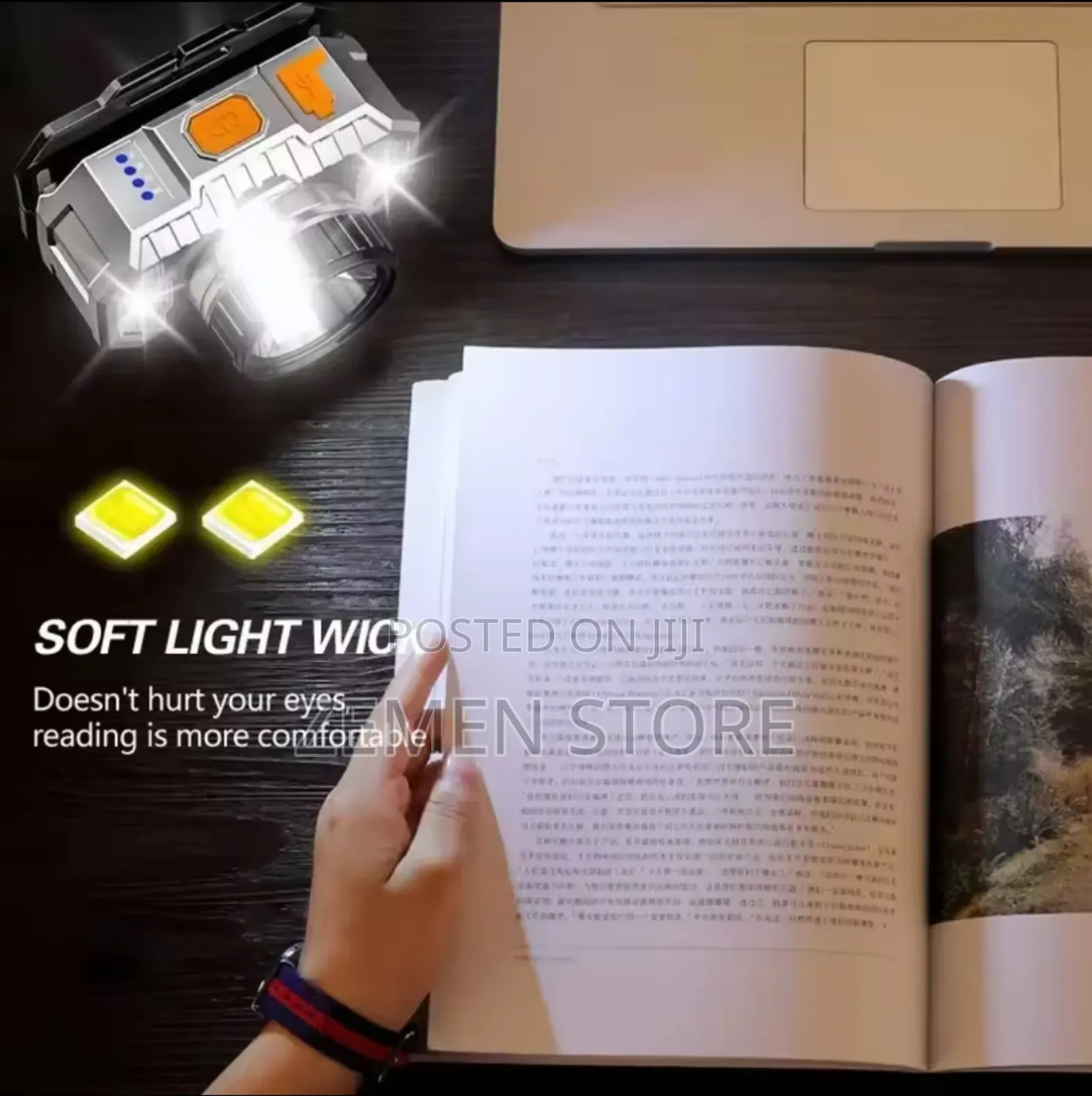 Ultra-bright Rechargeable LED Headlamp – Hands-free Lighting