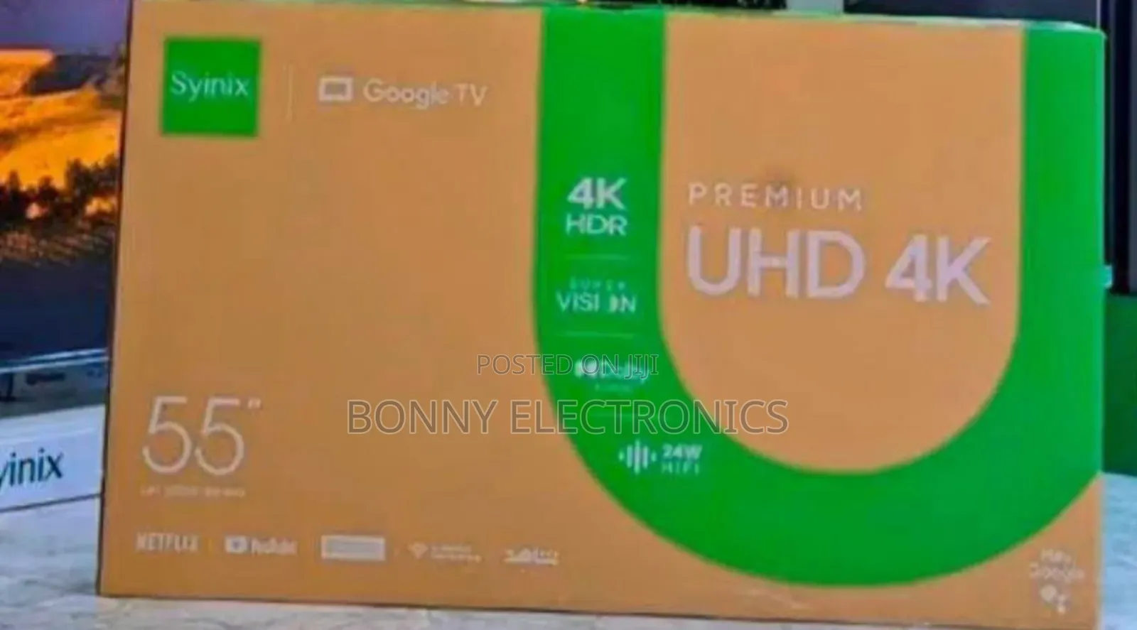 Syinix High-Quality TVS – Crystal Clear Picture 55"