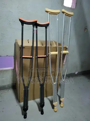 Photo - Aluminum Underarm Crutches乜፫ክራንች፯墊auxiliary Crutches