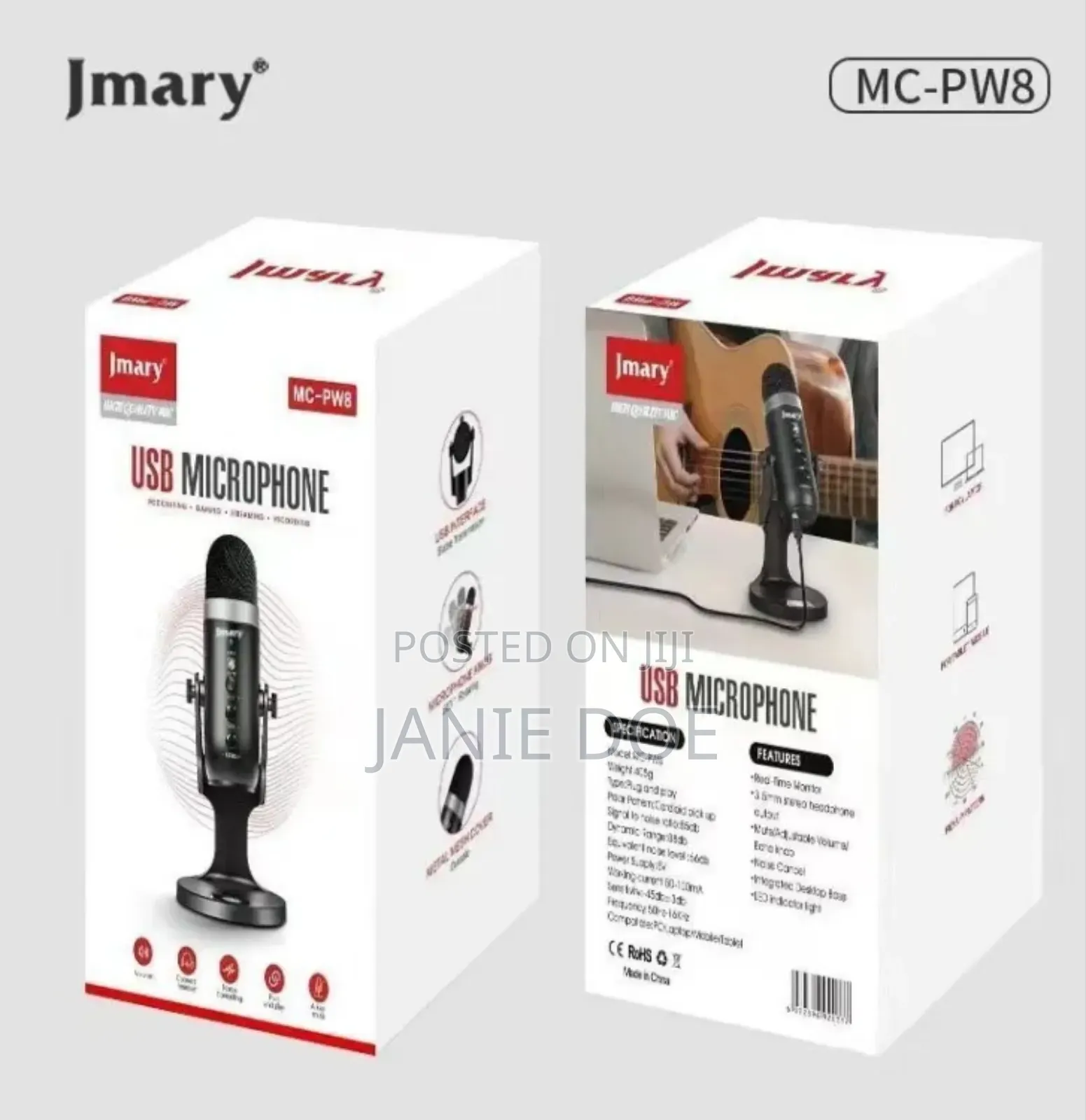 Jmary Pw-8 Studio Microphone