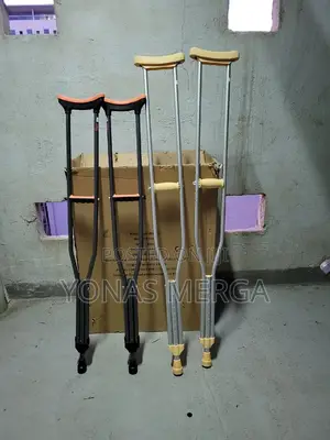 Photo - Pair Adjustable Crutches for Adults፬国crutches*፸crutches