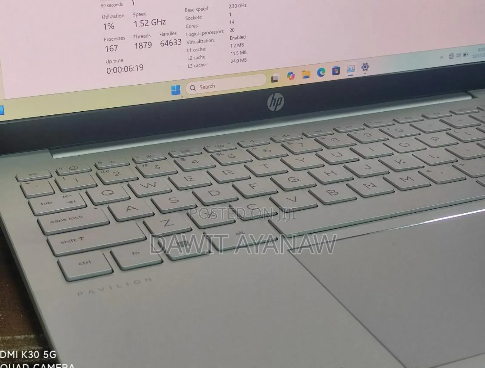 New Laptop HP 16GB Intel Core I7 SSD 1T