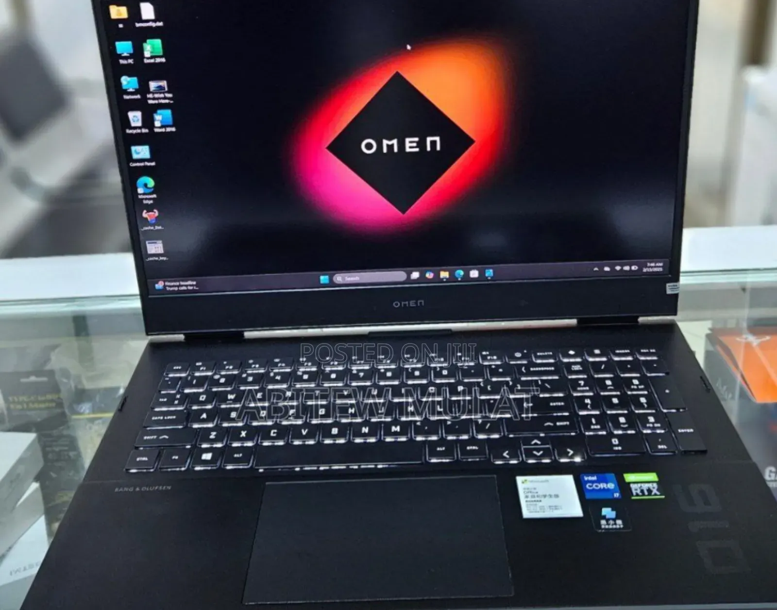 New Laptop HP Omen 16 16GB Intel Core I7 SSD 512GB