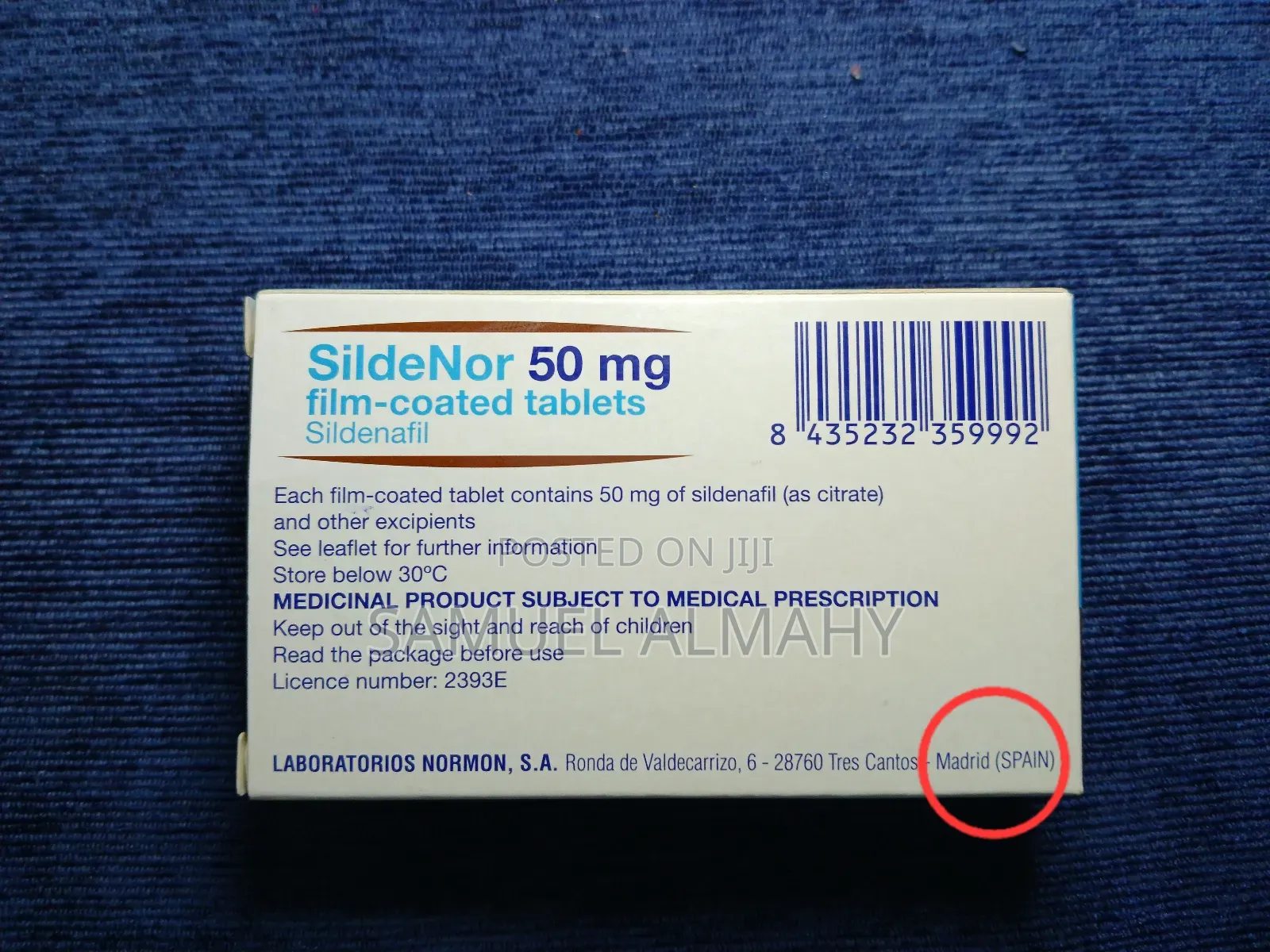 Viagra Sildenor Sildenafil (Spain)