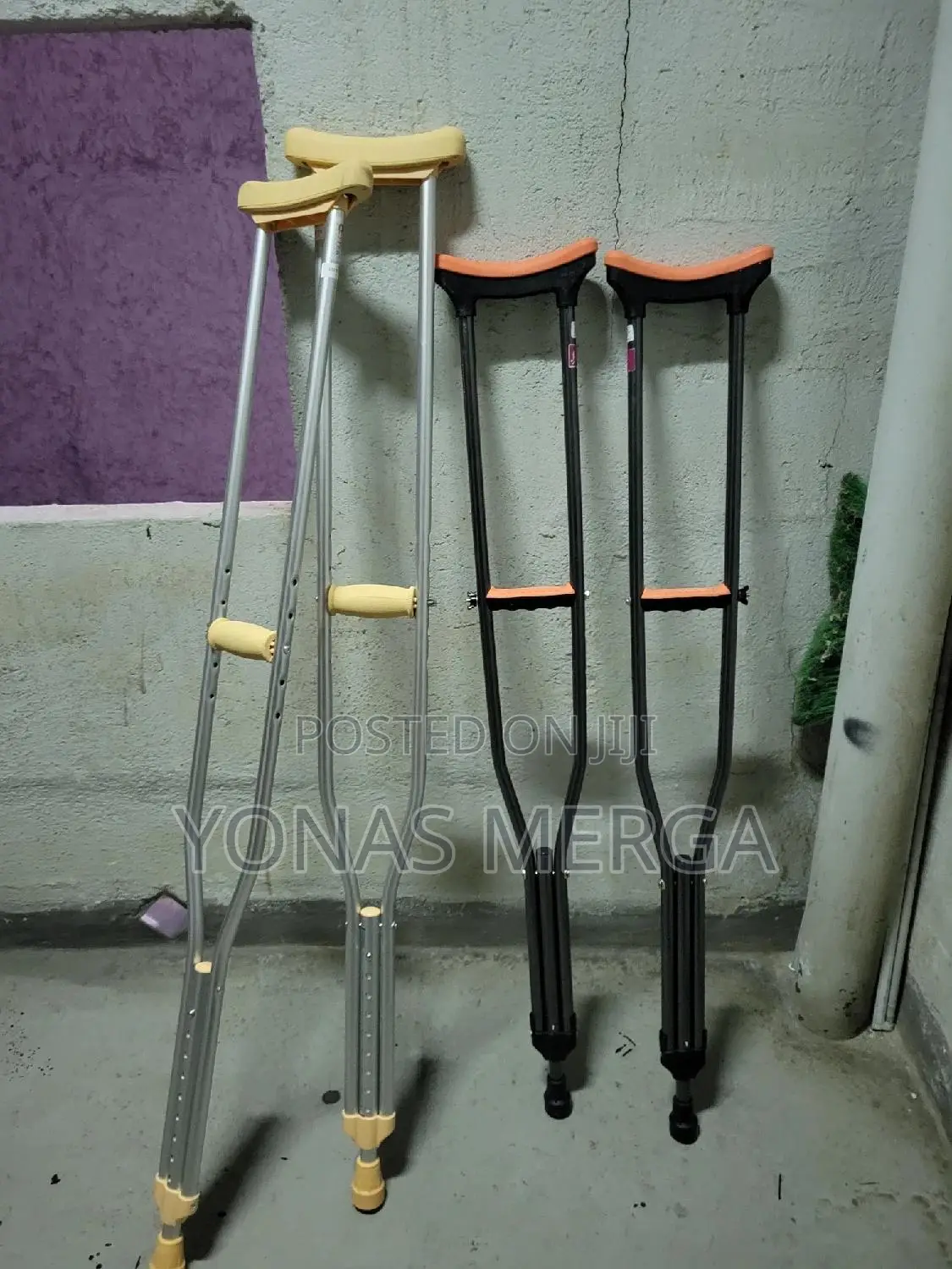 Aluminium Axillary Crutch, Crutches፷៛Crutches፼₩Kranch፯ክራንች