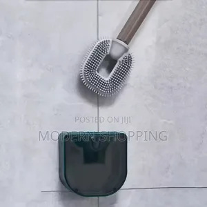 Photo - Wall-Mounted Toilet Cleaning Brush