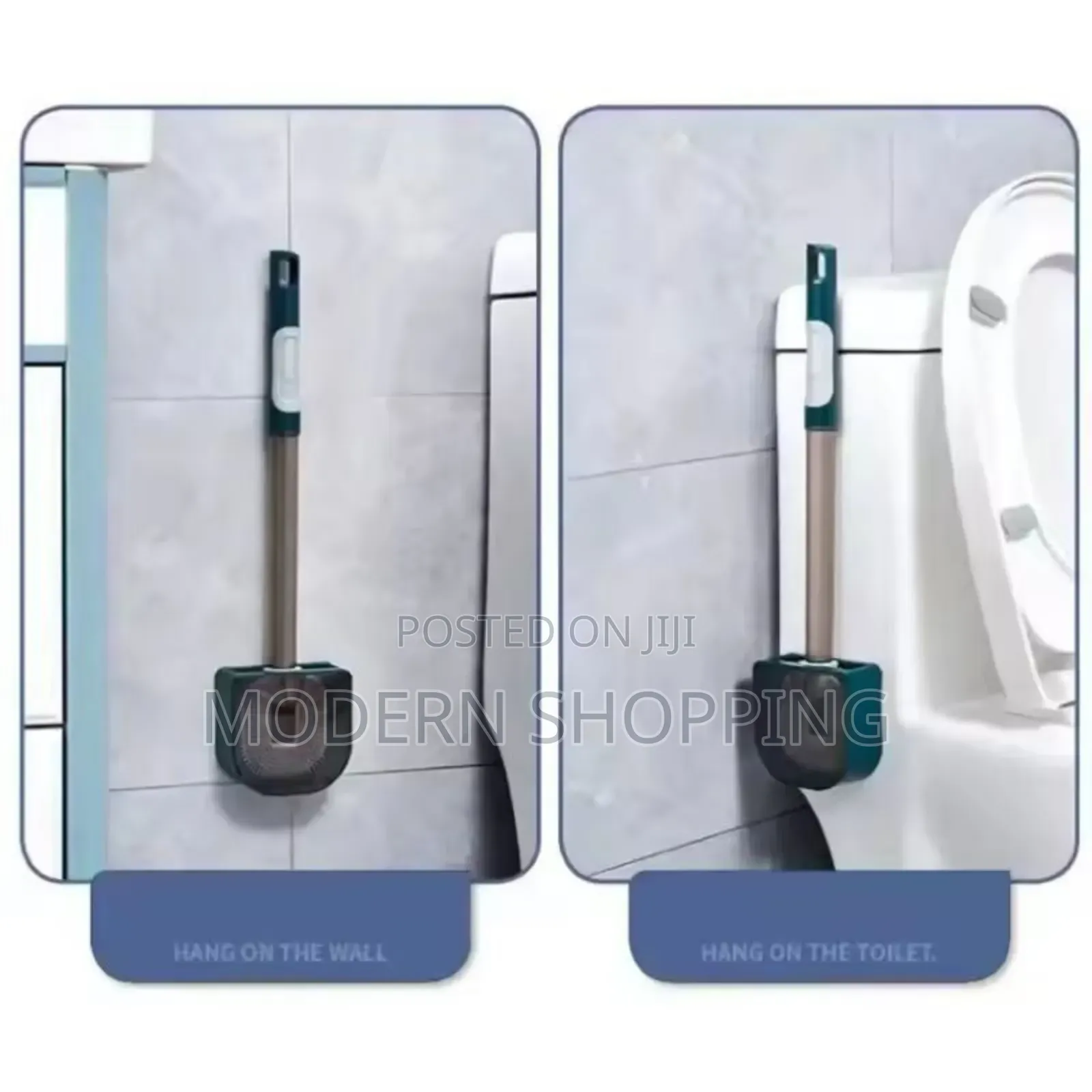 Wall-Mounted Toilet Cleaning Brush