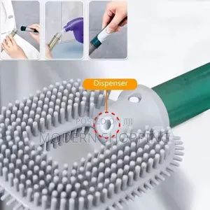 Wall-Mounted Toilet Cleaning Brush