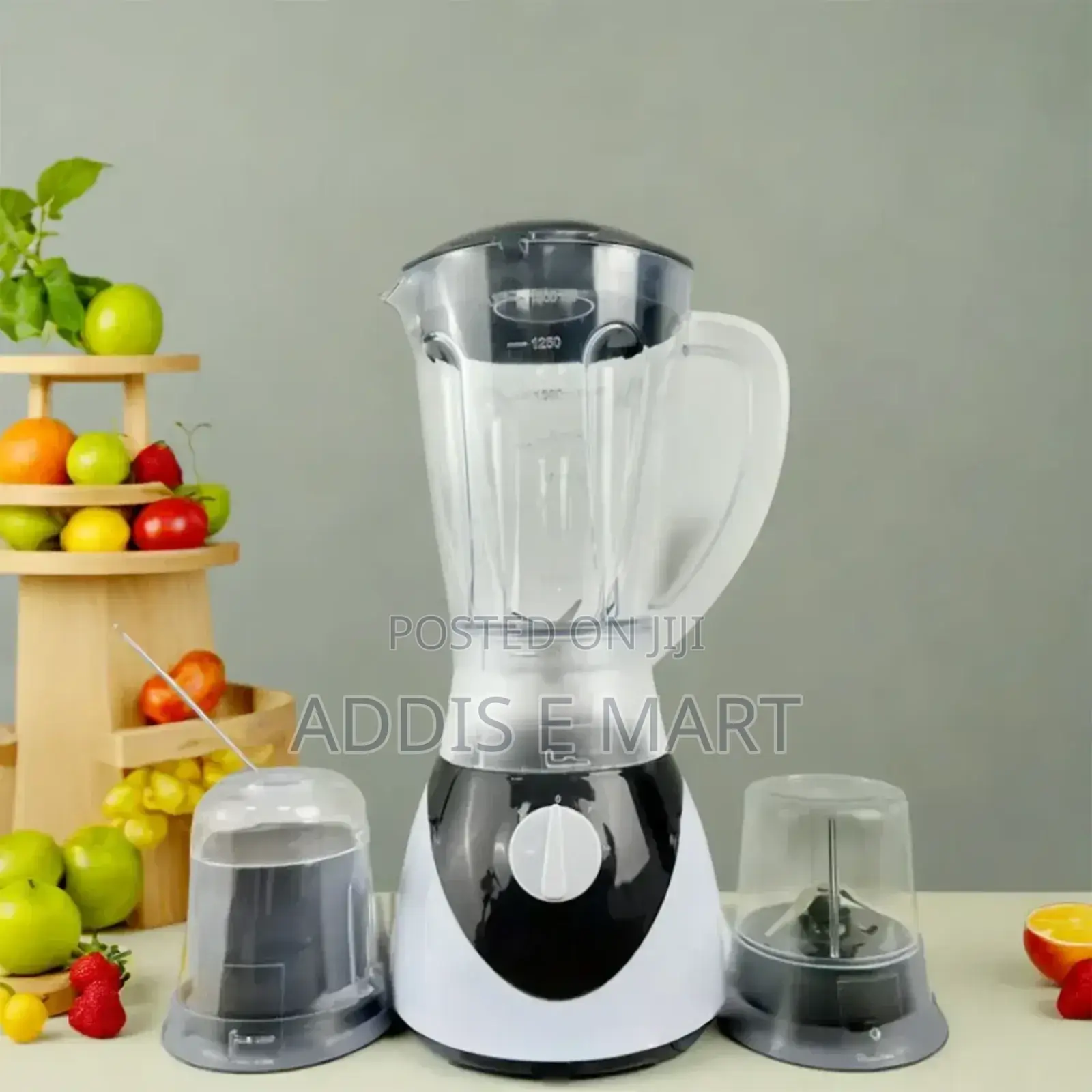 Saachi 3 in 1 Blender / Grinder
የጁስ የቡና የቅመም መፍጫ