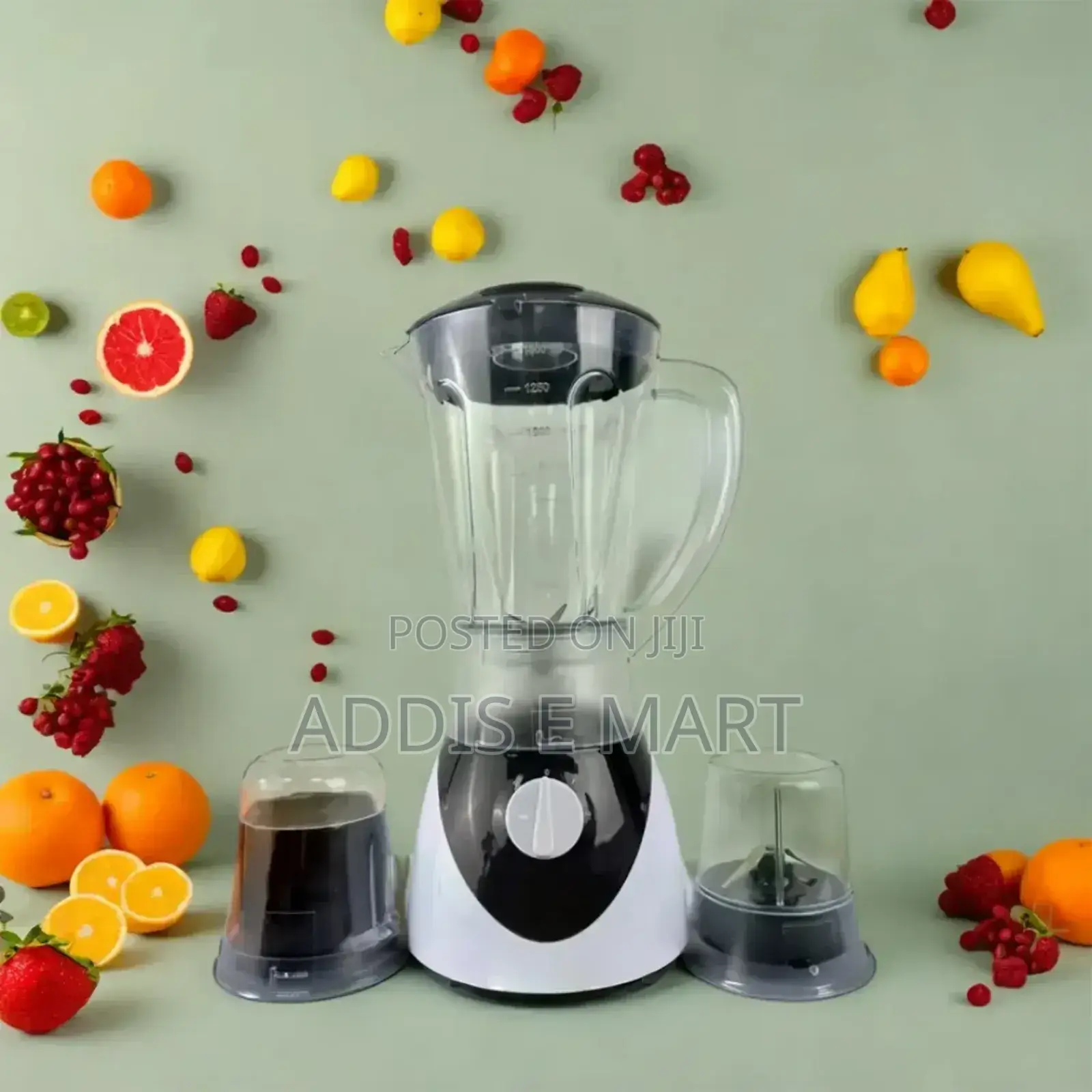 Saachi 3 in 1 Blender / Grinder
የጁስ የቡና የቅመም መፍጫ