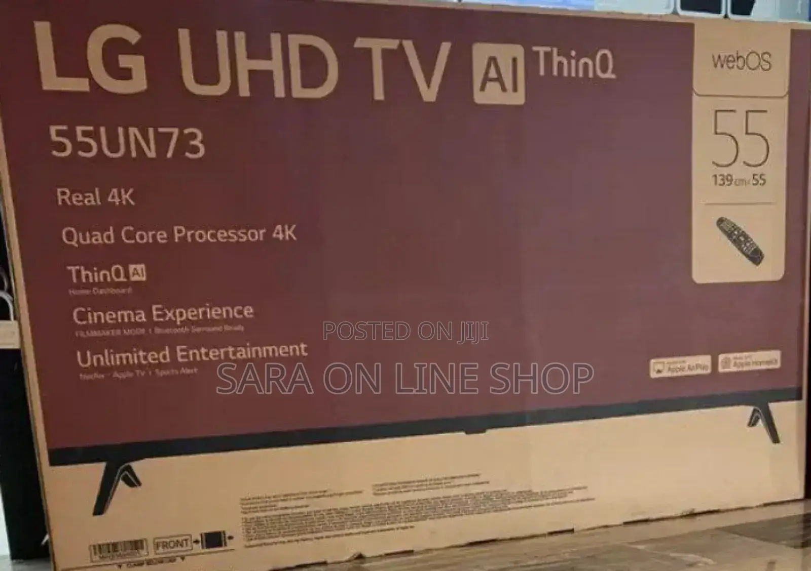 LG 55" UN73 Smart TV – Picture, 5-Year Warranty