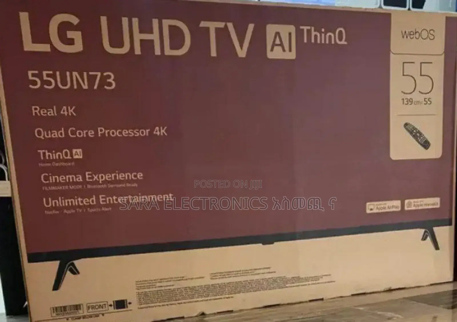 LG 55" Un73 Smart TV 10_year Warranty ◈free Delivery