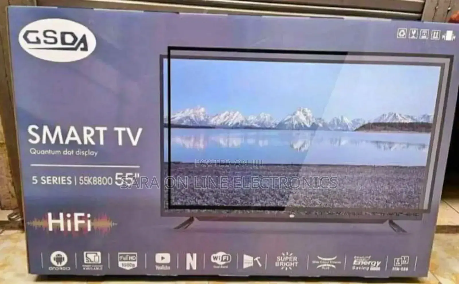 GSDA 55" Smart TV – 2024 Model, Picture, Full HD