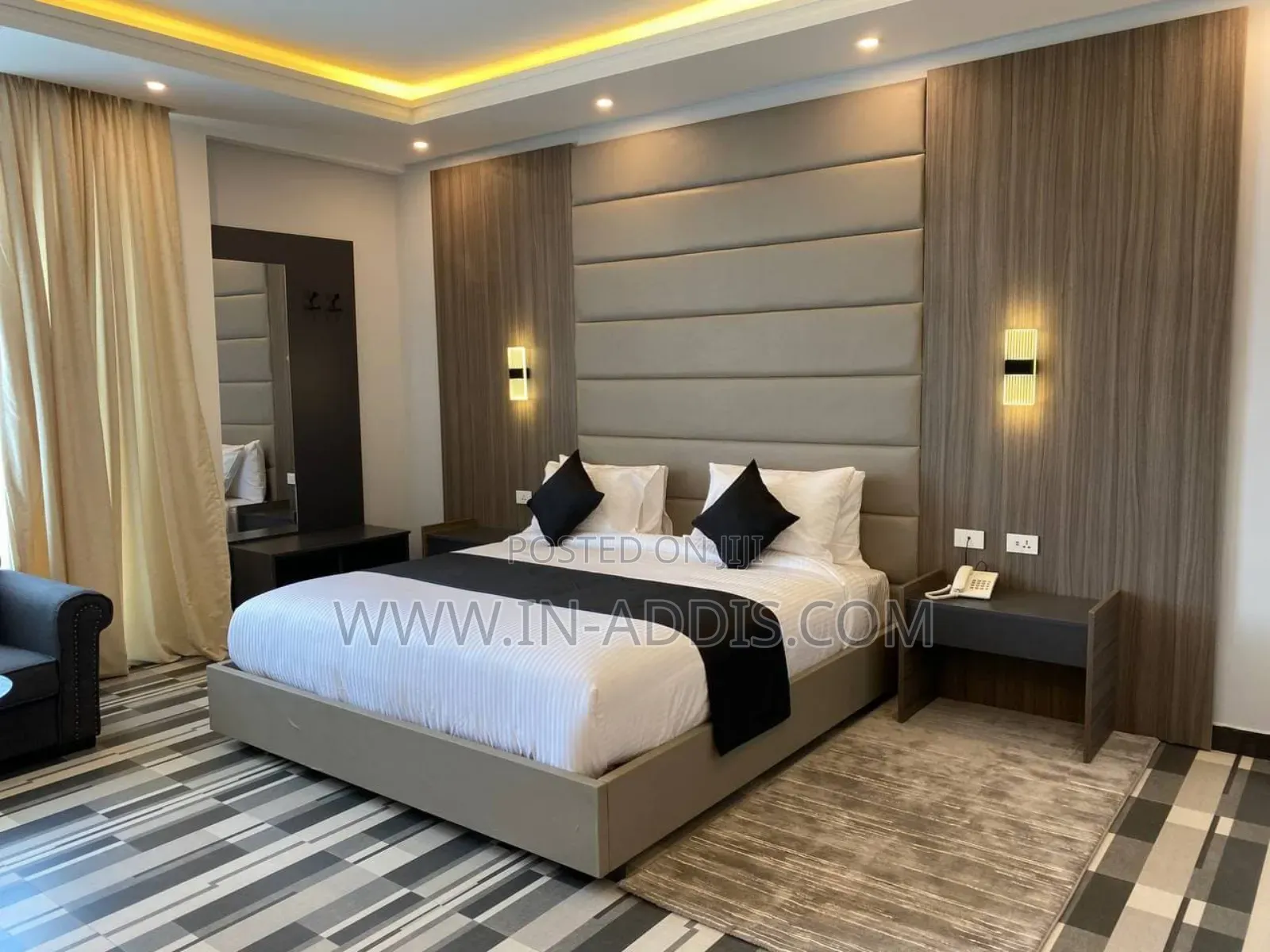 Furnished 1bdrm Apartment in Namibia Street, Bole for rent