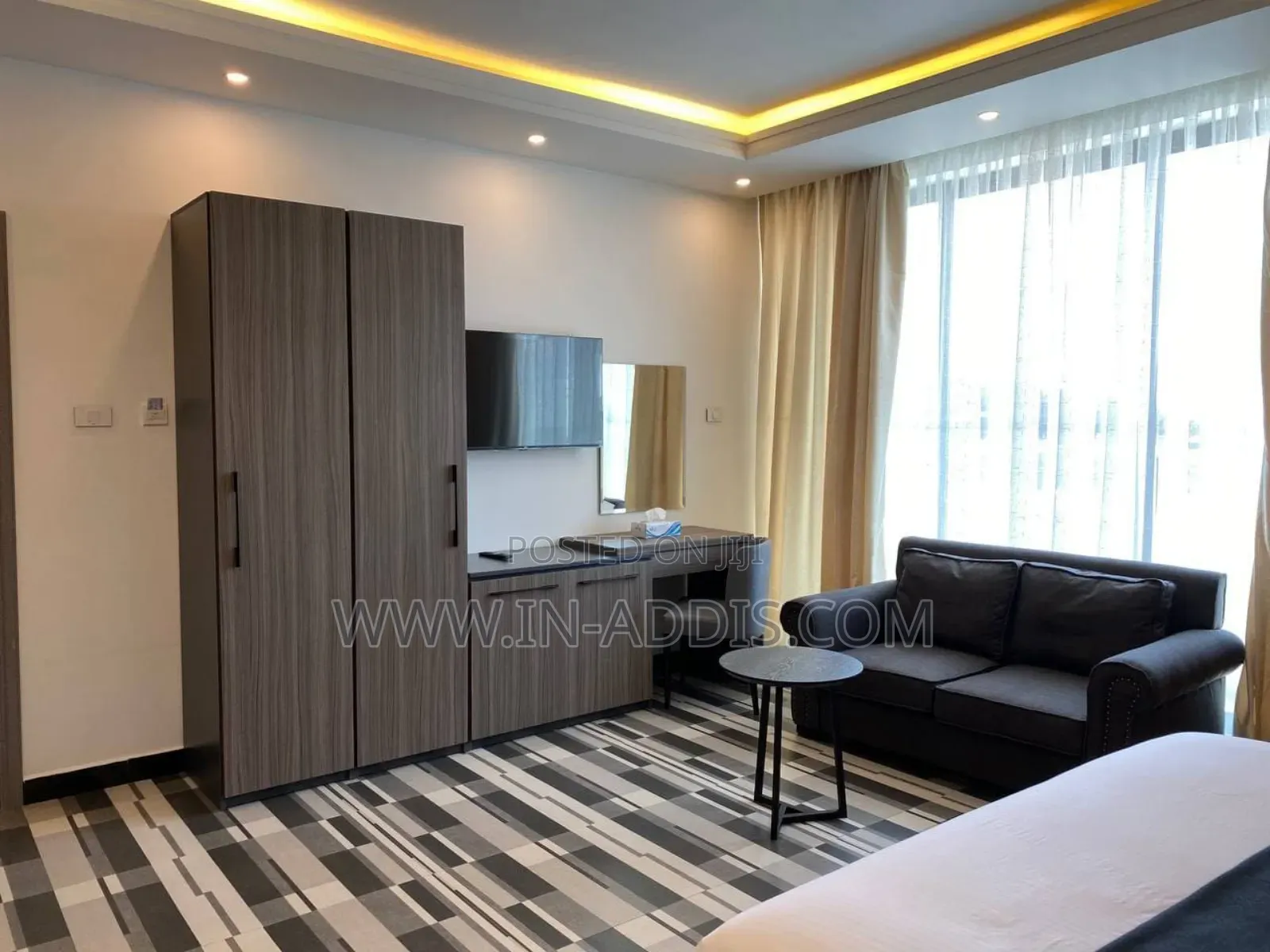 Furnished 1bdrm Apartment in Namibia Street, Bole for rent