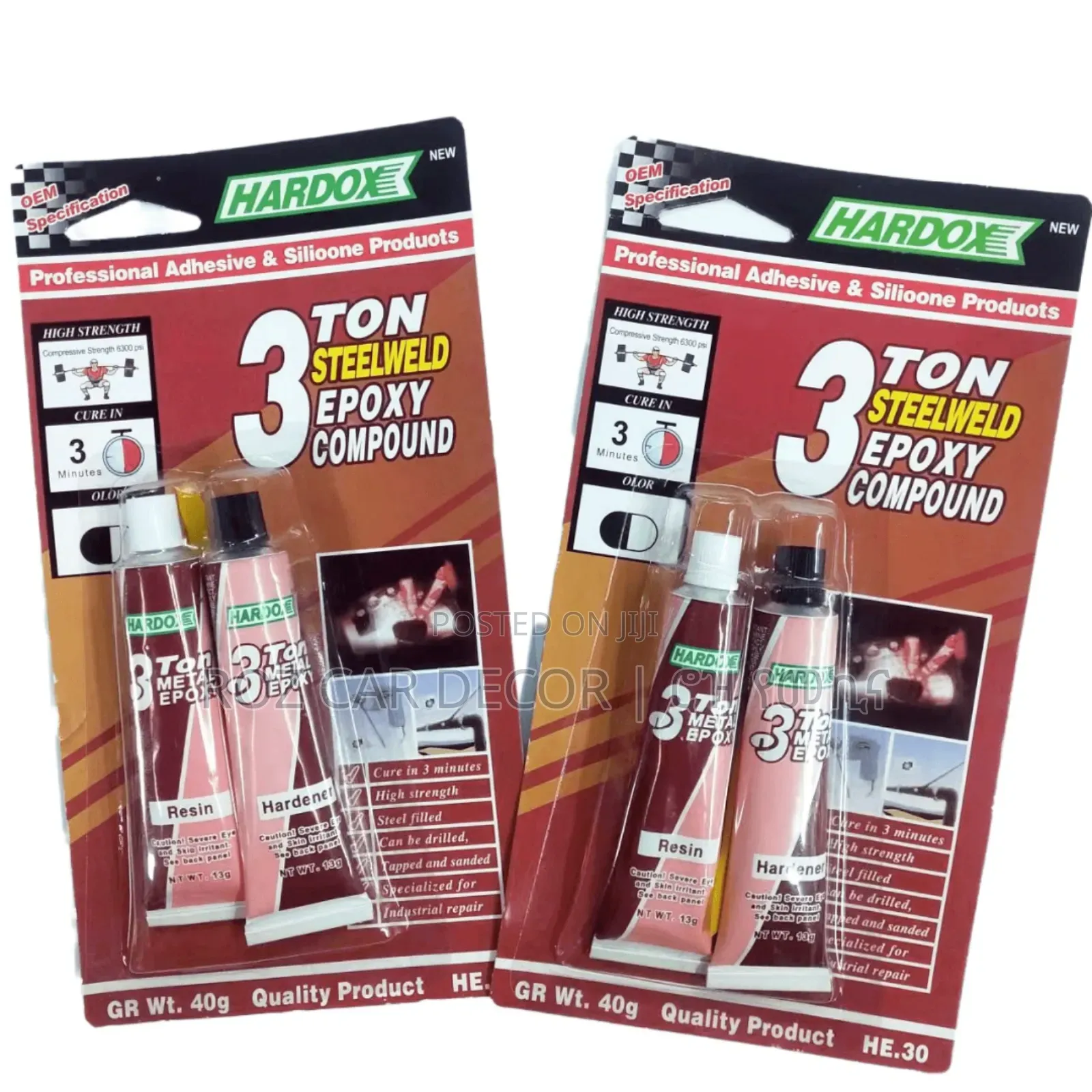 Hardbox 3 Ton Steelweld Epoxy Compound | ማጣበቂያ