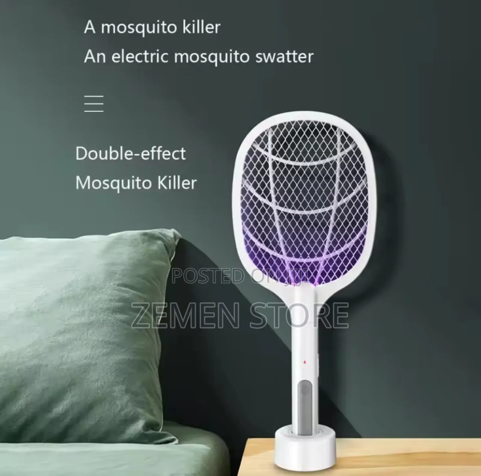 2-in-1mosquito Killer Swatter – Rechargeable Bug Zapper