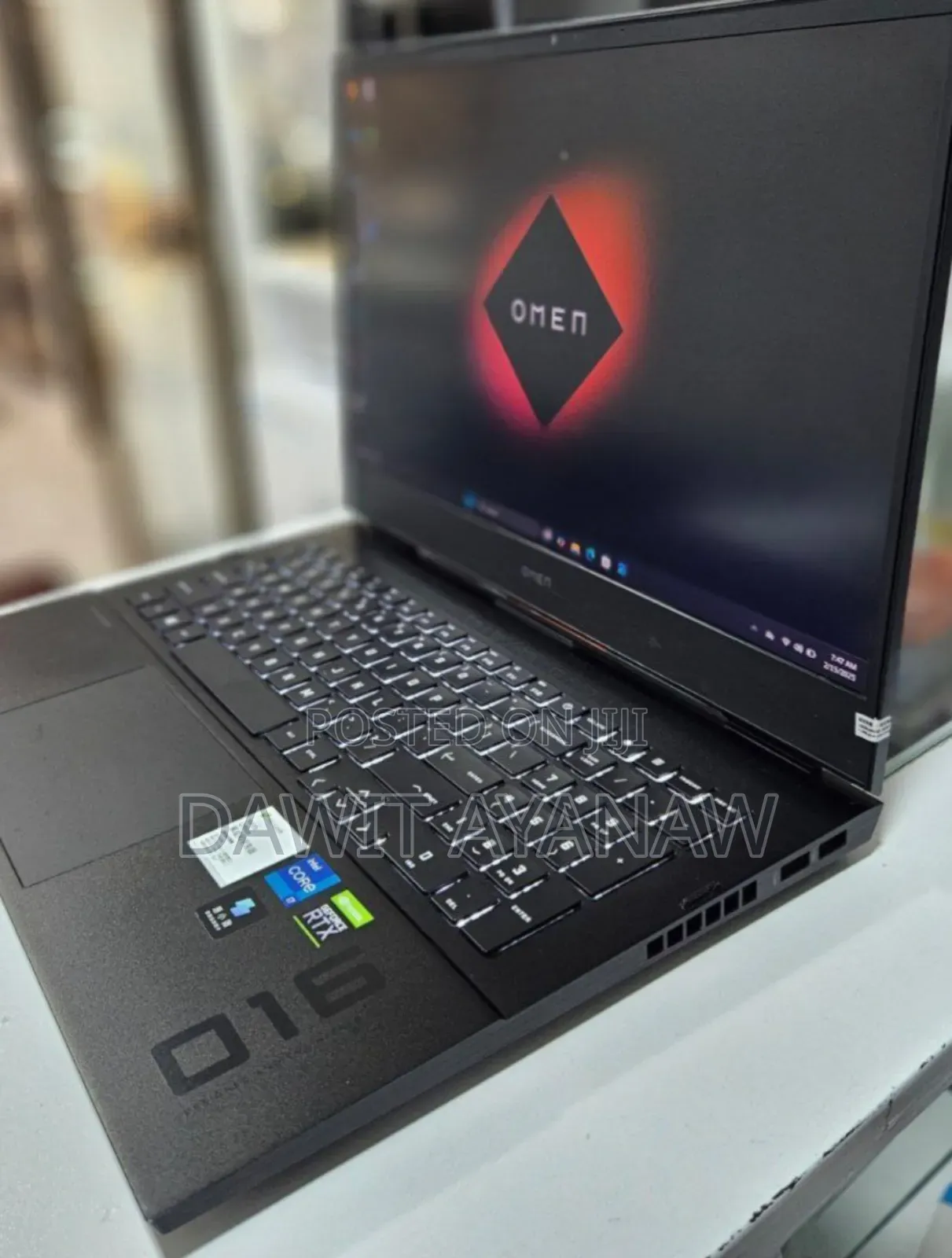 New Laptop HP Omen 15 16GB Intel Core I7 SSD 512GB