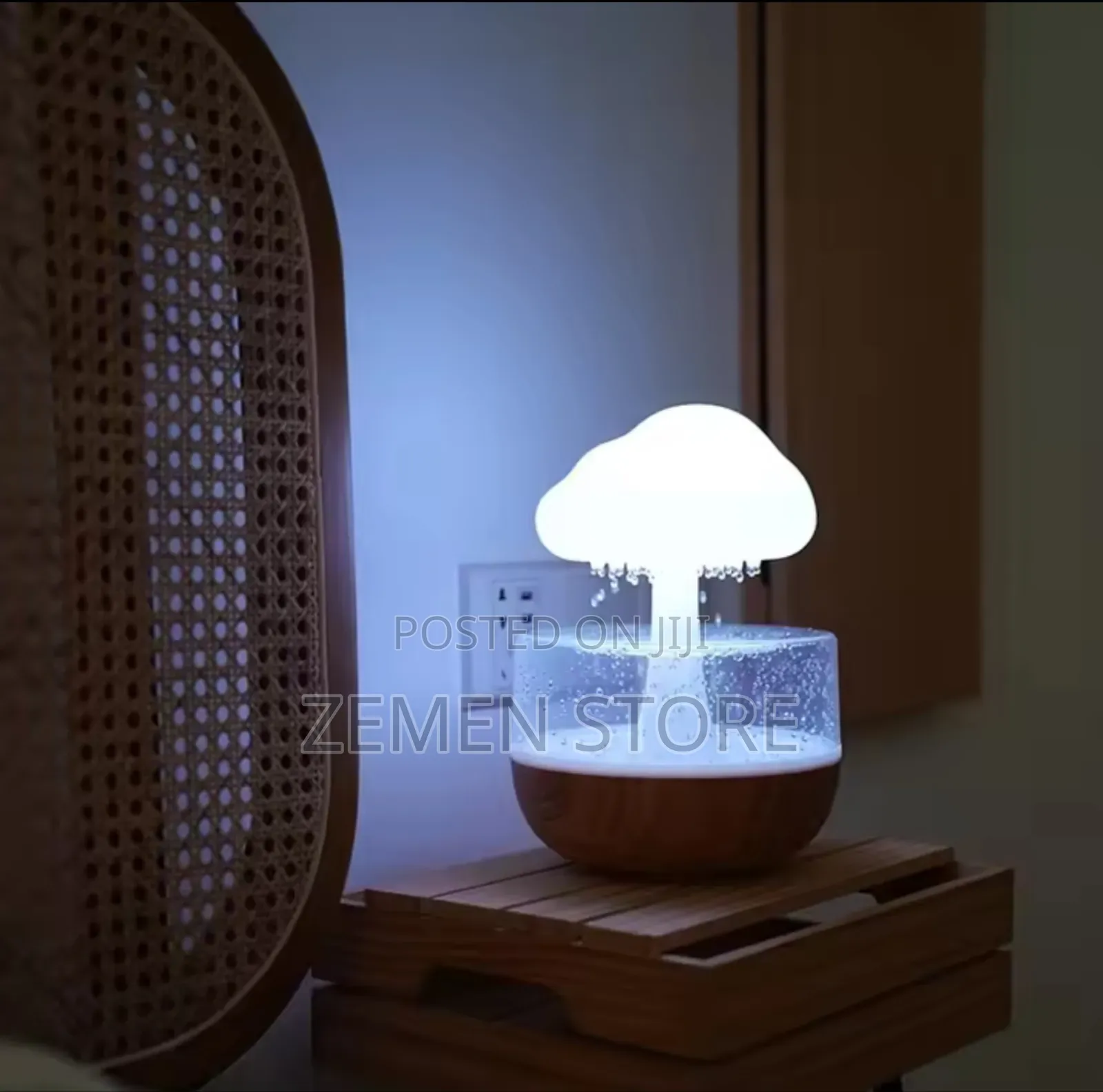 Cloud Rain Humidifier – Relaxing Rain Sound LED Light