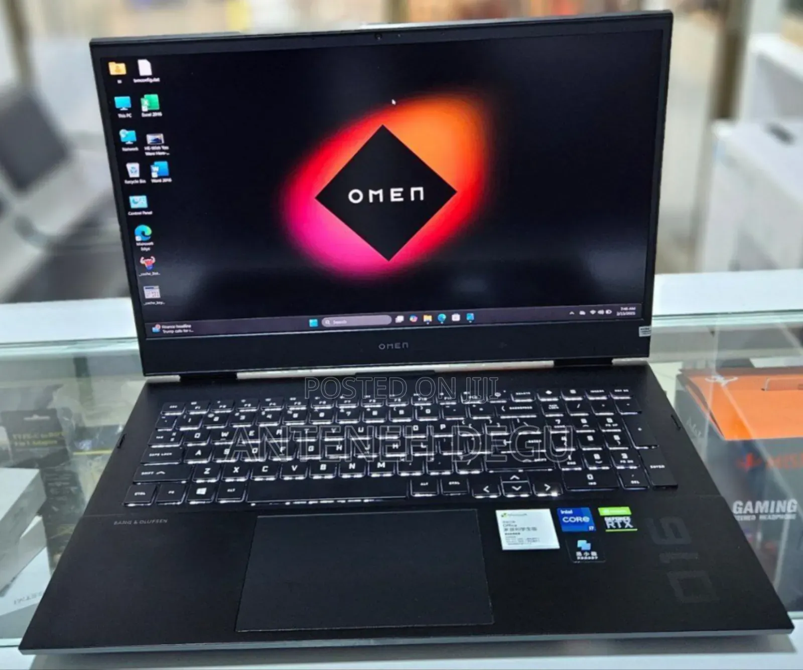 New Laptop HP Omen 16 16GB Intel Core I7 SSD 512GB