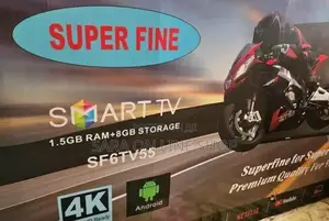 Super Fine 55" Smart TV – Ultra HD , Android 12
