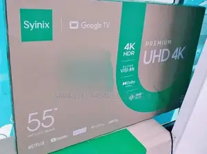 Syinix 55" Smart Tv – Ultra Hd, Android 13, Hi-Fi Sound