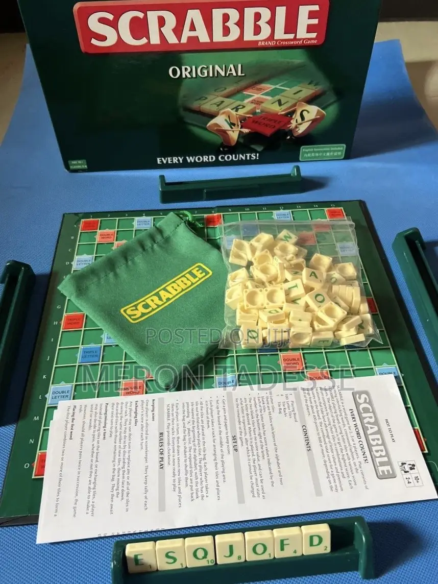 Scrabble Game in Addis Ababa, Ethiopia
