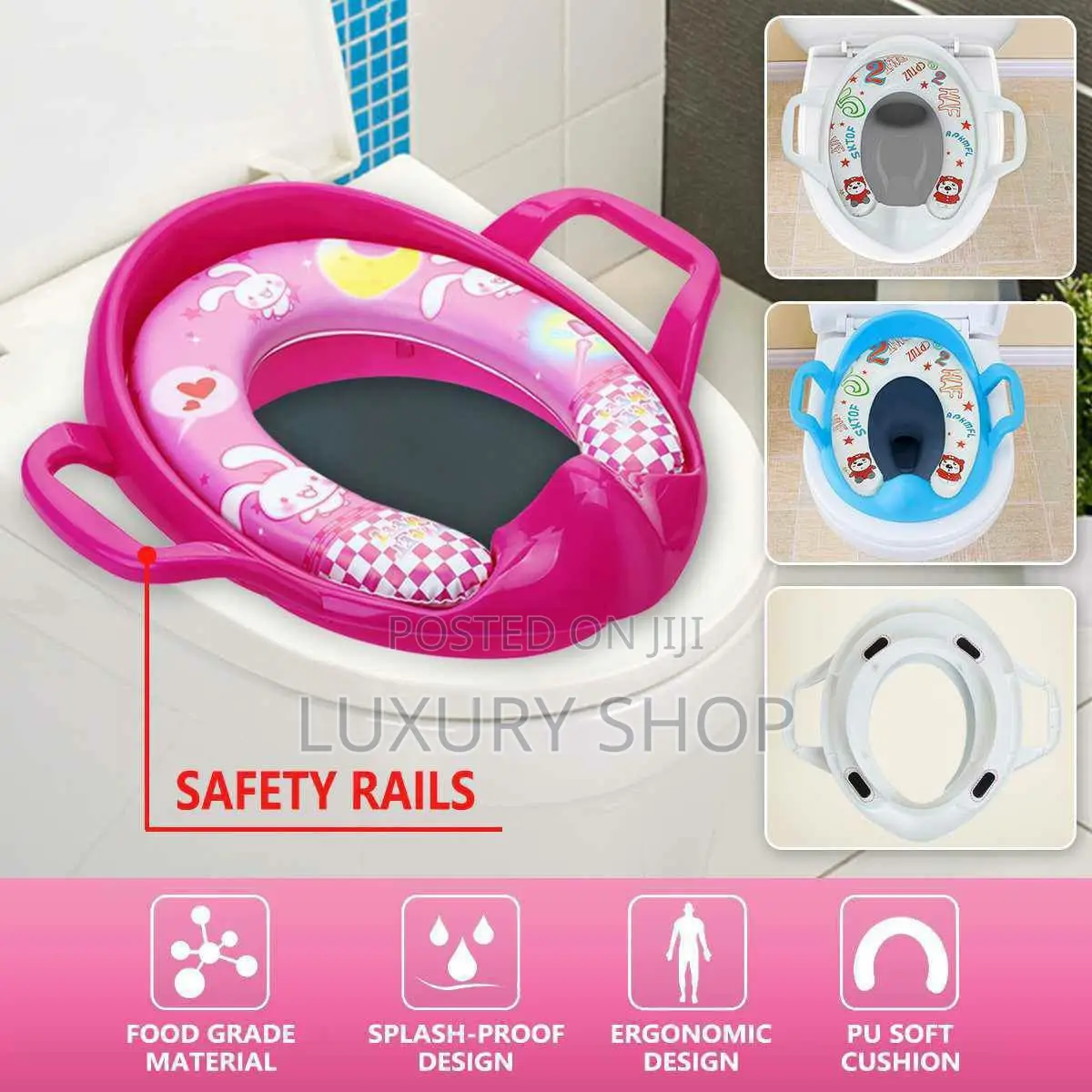 Childrens Toilet Seat Plus Size Cartoon Toilet Seat Portable