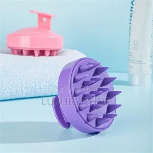 Wet and Dry Silicon Hair Scalp Massager Shampoo Brush