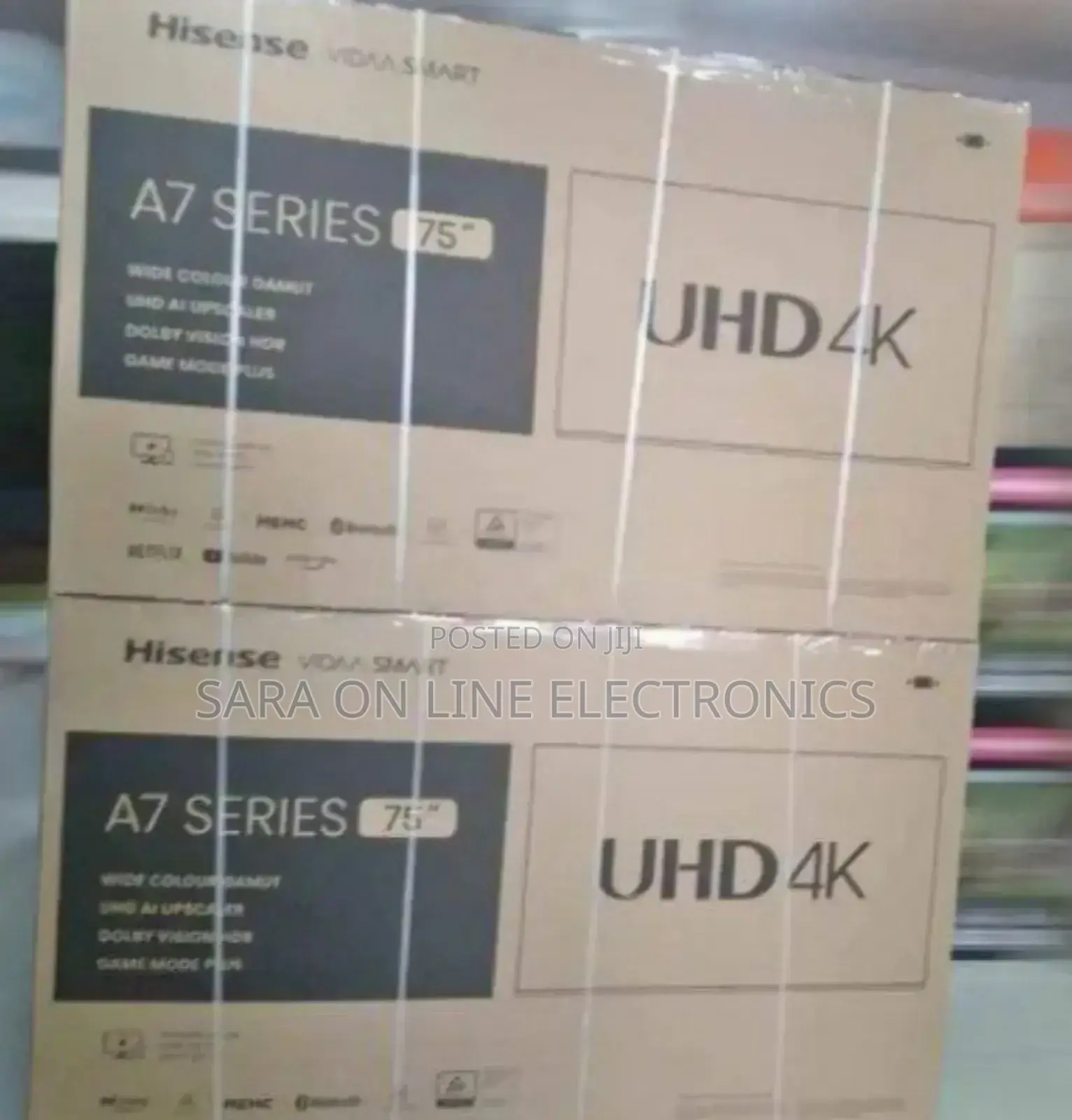 Hisense 75" A7 Series Smart TV – UHD, Android 14